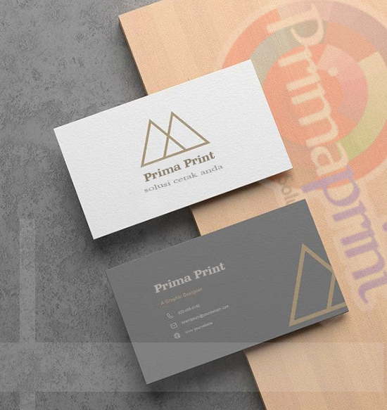 Cetak Kartu Nama Bahan Art Carton 260gsm Full Color