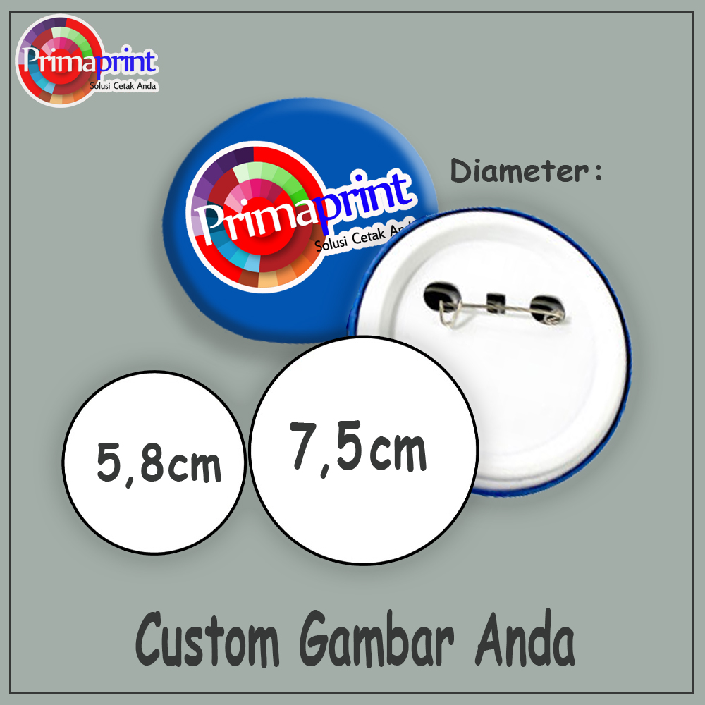 PIN PENITI BULAT CUSTOM DESIGN - Image 2