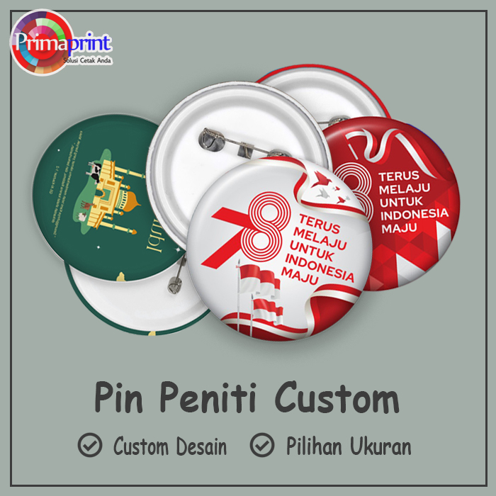 PIN PENITI BULAT CUSTOM DESIGN